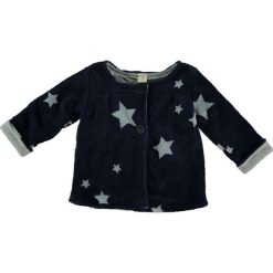 Kurtka polarowa "My Star" w kolorze granatowym. Niebieskie bluzy niemowlęce Cotton Fish, bez wzorów, z polaru, bez kaptura. W wyprzedaży za 57,95 zł.