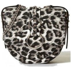 Guess Torebka Crossbody Wielokolorowa. Szare torebki klasyczne damskie Guess, z aplikacjami, bez dodatków. W wyprzedaży za 372,00 zł.