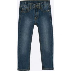 Endo - Jeansy dziecięce 98-140 cm. Niebieskie proste jeansy męskie Endo, z bawełny. W wyprzedaży za 69,90 zł.