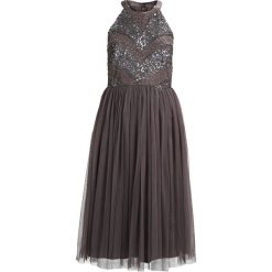 Sukienki: Maya Deluxe EMBELLISHED HALTER NECK MIDI Sukienka koktajlowa charcoal