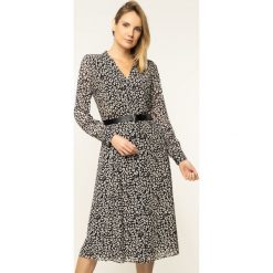 Sukienka codzienna MICHAEL Michael Kors Leopard Georgette MH98Y46DDM. Sukienki damskie MICHAEL Michael Kors, na co dzień, s, bez wzorów, z poliesteru, bez kołnierzyka, bez rękawów, proste. Za 999,00 zł.