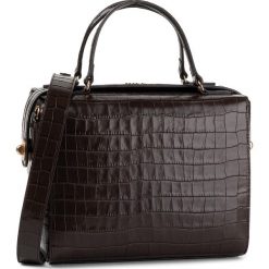 Torebka COCCINELLE - EJB Ermitage Croco E1 EJB 18 01 01 T.Moro W04. Pomarańczowe kuferki damskie Coccinelle, moro, ze skóry, bez dodatków. Za 2299,00 zł.