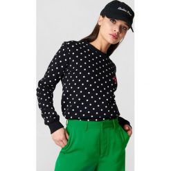Bluzy damskie: Colourful Rebel Bluza Dots n Lips – Black,Multicolor