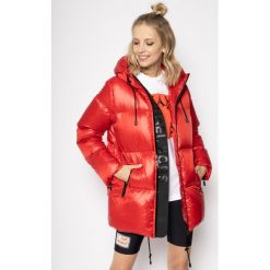 Kurtka puchowa MICHAEL Michael Kors Logo Zipper MF92J257T3. Czerwone kurtki damskie MICHAEL Michael Kors, s, bez wzorów, z poliesteru, bez kaptura. W wyprzedaży za 1029,00 zł.