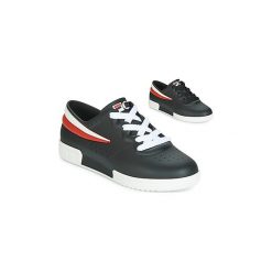 Buty Melissa SNEAKER + FILA. Czarne trampki i tenisówki damskie Melissa, bez wzorów, bez zapięcia. Za 328,30 zł.