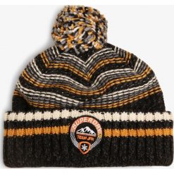 Superdry - Czapka męska – Woodruff Beanie, czarny. Czarne czapki męskie Superdry, bez wzorów, z wełny. Za 149,95 zł.