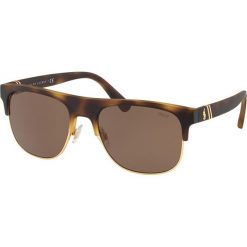 Polo Ralph Lauren - Okulary PH4132. Pomarańczowe okulary przeciwsłoneczne męskie wayfarery marki Polo Ralph Lauren, z tworzywa sztucznego. W wyprzedaży za 439,90 zł.