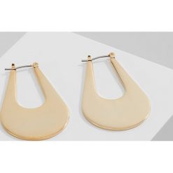 Kolczyki damskie: Whistles FLAT DISC OVAL HOOP Kolczyki goldcoloured