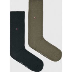 Tommy Hilfiger - Skarpety (2-pack). Szare skarpetki męskie TOMMY HILFIGER, bez wzorów, z elastanu. W wyprzedaży za 45,90 zł.