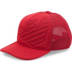 Czapki z daszkiem męskie: Czapka z daszkiem EMPORIO ARMANI - 404569 8A526 04276 Red Dark