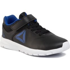 Buty Reebok - Rush Runner Syn Al DV8729 Black/Cobalt/White. Czarne półbuty dziewczęce Reebok, na sznurówki. W wyprzedaży za 109,00 zł.