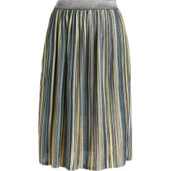 Spódniczki: YAS YASSASSY PLEATED SKIRT Spódnica trapezowa black/metallic