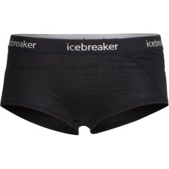 Icebreaker Wmns Sprite Hot Pants Black/Black Xl. Czarne bokserki damskie marki Icebreaker, xl, z wełny. Za 109,00 zł.