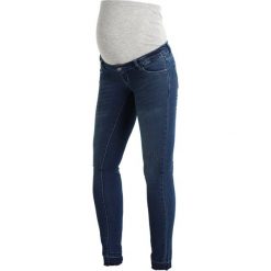 MAMALICIOUS MLULRIKA RAW Jeansy Slim Fit dark blue denim. Niebieskie jeansy damskie MAMALICIOUS. Za 239,00 zł.