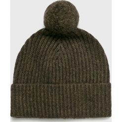 Scotch & Soda - Czapka. Zielone czapki damskie marki Scotch & Soda, z bawełny. W wyprzedaży za 119,90 zł.