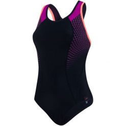 Speedo Damski Kostium Kąpielowy Fit Pro Czarny/Różowy/Pomarańczowy 38. Różowe stroje kąpielowe damskie marki Speedo, bez wzorów, z materiału, sportowe. W wyprzedaży za 175,00 zł.