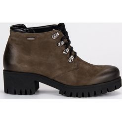 Casualowe botki vinceza. Botki damskie Vinceza, ze skóry, bez obcasa, bez zapięcia. Za 289,90 zł.
