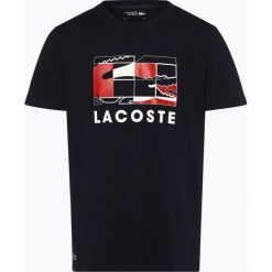 Lacoste - T-shirt męski, niebieski. Niebieskie t-shirty męskie Lacoste, s, z nadrukiem, z dżerseju, bez kołnierzyka. Za 169,95 zł.