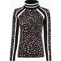 Marc Cain Sports - Damska koszulka z długim rękawem, niebieski. Niebieskie t-shirty damskie marki Marc Cain Sports, z aplikacjami, z dzianiny. Za 549,95 zł.
