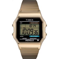 Timex - Zegarek T78677. Szare zegarki męskie Timex, metalowe. Za 279,90 zł.
