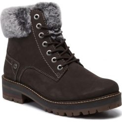 Trapery WRANGLER - Denver Fur WL92524A Anthracite 096. Pomarańczowe trapery damskie Wrangler, ze skóry. W wyprzedaży za 319,00 zł.