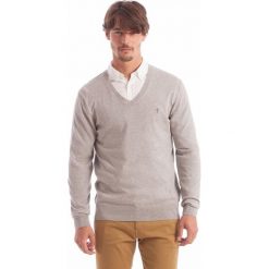 Polo Club C.H.A sweter męski XL szary. Szare swetry męskie Polo Club C.H..A, xl, bez wzorów, polo, bez kaptura. Za 209,00 zł.