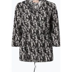 Triangle - Bluzka damska, czarny. Czarne bluzki damskie Triangle, z nadrukiem, eleganckie, bez kołnierzyka, bez rękawów. Za 259,95 zł.