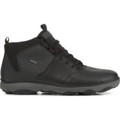 Geox Nebula Tenisówki Czarny. Czarne trampki męskie Geox, bez wzorów, ze skóry, bez zapięcia. Za 688,95 zł.