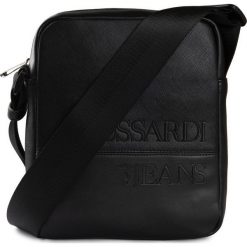 Torba Trussardi Jeans. Czarne plecaki męskie bez wzorów, z jeansu. Za 429,00 zł.
