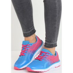 Buty sportowe damskie: Niebiesko Różowe Buty Sportowe Korelle