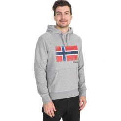 Napapijri Bibu Bluza Szary. Szare bluzy męskie Napapijri, l, z haftami, z bawełny, bez kołnierzyka, bez rękawów, bez kaptura. Za 461,95 zł.
