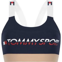 Biustonosz top Tommy Sport S10S100199. Niebieskie topy damskie Tommy Sport, s, bez wzorów, z elastanu, bez rękawów. W wyprzedaży za 139,00 zł.