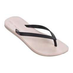 Japonki w kolorze różowo-czarnym. Różowe klapki męskie Melissa, Pepe Jeans, bez wzorów. W wyprzedaży za 79,95 zł.
