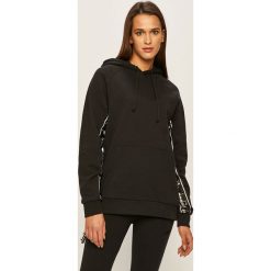 Diadora - Bluza. Czarne bluzy damskie Diadora, s, z aplikacjami, z bawełny, bez rękawów, z kapturem. Za 279,90 zł.