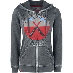 Bluzy rozpinane damskie: Pink Floyd EMP Signature Collection Bluza z kapturem rozpinana damska szary