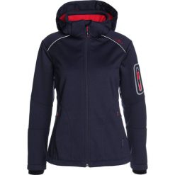 Kurtki sportowe damskie: CMP WOMAN JACKET ZIP HOOD Kurtka Softshell navy mel/ibisco
