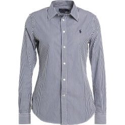 Polo Ralph Lauren STRETCH SLIM FIT Koszula navy/white. Niebieskie tuniki damskie Polo Ralph Lauren, bez wzorów, z elastanu, polo, bez rękawów. Za 459,00 zł.