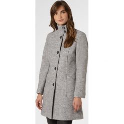 Marie Lund - Płaszcz damski, szary. Szare płaszcze damskie z wełny, biznesowe. Za 429,95 zł.