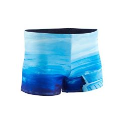 Bokserki 500 BONDI BEACH. Niebieskie kąpielówki męskie marki NABAIJI. Za 59,99 zł.