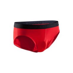 Slipy oddychające do biegania męskie. Czerwone slipy męskie marki KALENJI, xl, z elastanu. Za 14,99 zł.