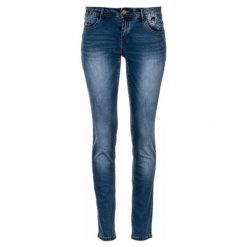 Desigual Jeansy Damskie Refriposas 28 Niebieski. Niebieskie jeansy damskie Desigual. W wyprzedaży za 335,00 zł.