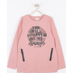Bluza. Czerwone bluzy dziewczęce rozpinane FAVORITE, z elastanu, z długim rękawem, długie. Za 74,93 zł.