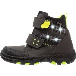 Richter Śniegowce black/yellow. Czarne buty chłopięce zimowe marki Richter, z materiału. W wyprzedaży za 186,45 zł.