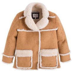 Kurtka w kolorze beżowym. Brązowe kurtki dziewczęce przeciwdeszczowe Pepe Jeans. W wyprzedaży za 279,95 zł.