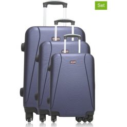 Walizki: Walizki (3 szt.) „Lanzarote” w kolorze granatowym
