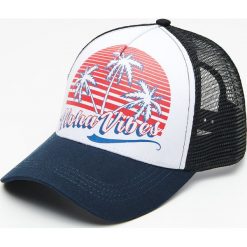 Czapka z daszkiem Aloha - Granatowy. Niebieskie czapki męskie House, bez wzorów. Za 35,99 zł.