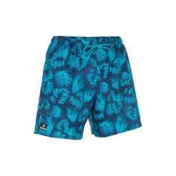 Spodenki BBS 100 Flower. Niebieskie bermudy męskie OLAIAN, z tworzywa sztucznego. Za 29,99 zł.