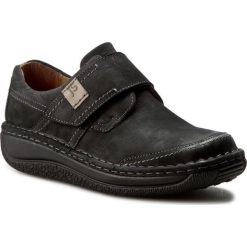 Półbuty JOSEF SEIBEL - Garret 05 44436 994 811 Schwarz/Grun. Czarne półbuty skórzane męskie marki Josef Seibel, na co dzień. W wyprzedaży za 299,00 zł.