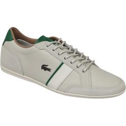 Lacoste Alisos 117 1 cam1018098 40,5 Białe. Białe buty sportowe męskie marki Lacoste, ze skóry. W wyprzedaży za 499,99 zł.