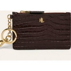 Lauren Ralph Lauren - Portfel skórzany. Pomarańczowe portfele damskie Lauren Ralph Lauren, bez wzorów, z poliesteru. W wyprzedaży za 269,90 zł.